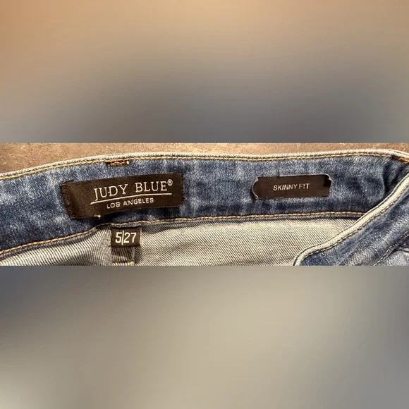 Judy Blue Distressed Women's Jeans size 5/27 - Picture 5 of 6